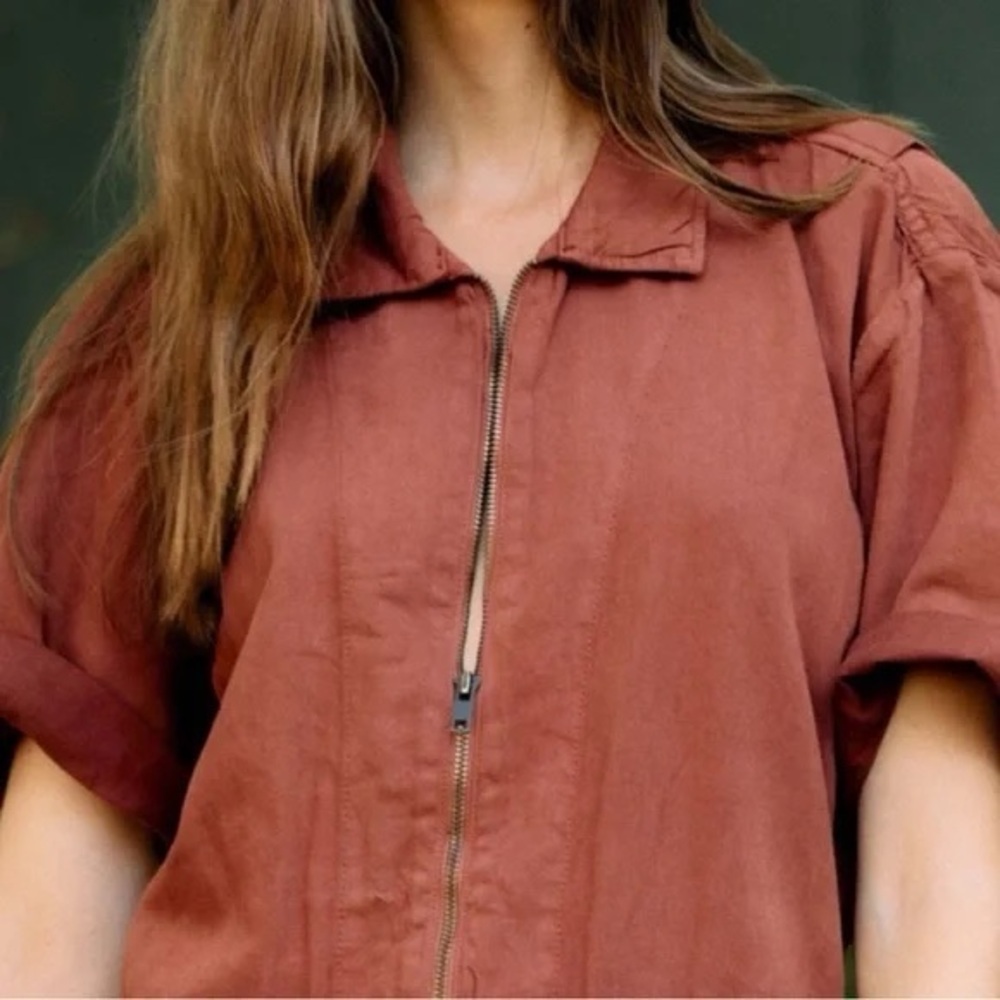 Imogene + Willie Terracotta Coveralls size S - Picture 4 of 11